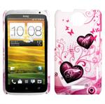 HTC ONE X Double Heart Cover